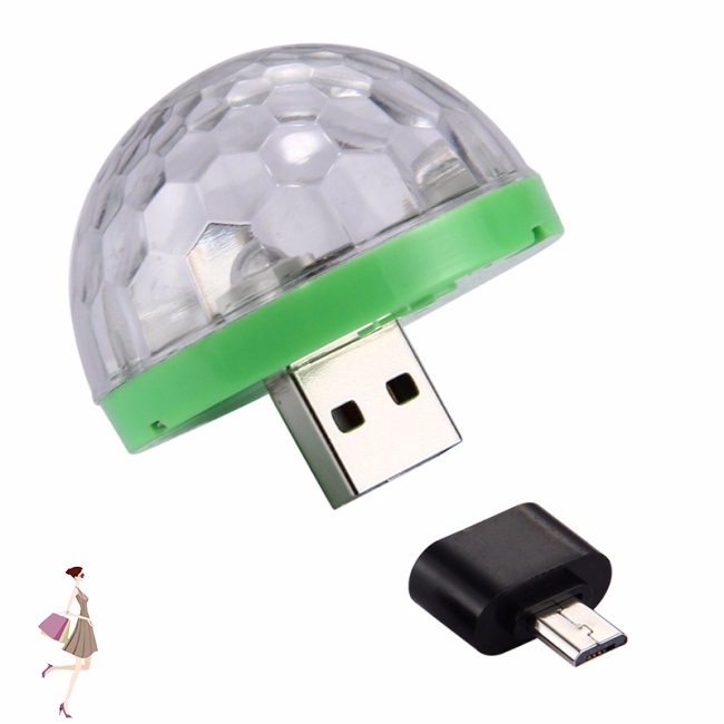 Đèn LED tạo hiệu ứng ánh sáng nhiều màu sắc có cổng USB dùng cho quầy bar