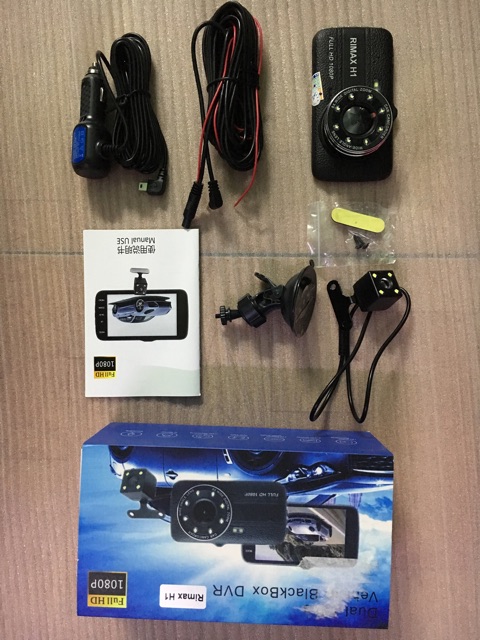 Camera hành trình trước sau Rimax H1 full HD góc 170 độ | BigBuy360 - bigbuy360.vn