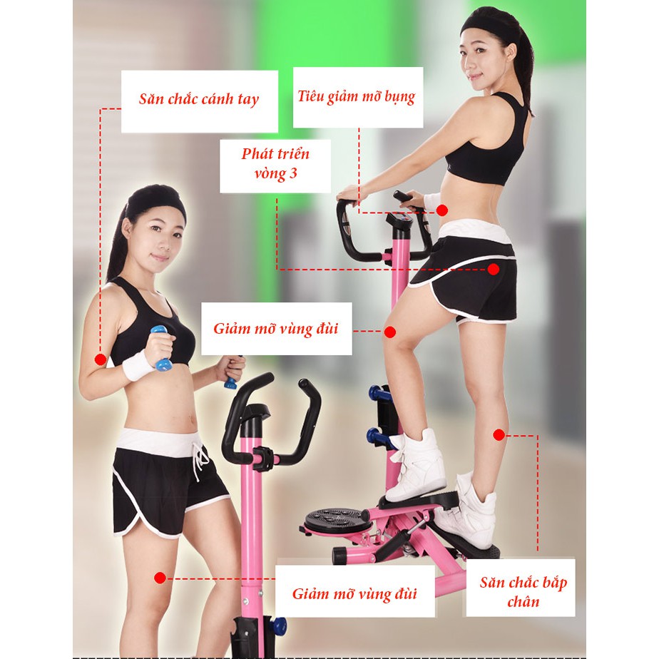 Máy tập thể dục 5 IN 1 Tập Đi Bộ Leo Núi Giảm Cân Tại Nhà