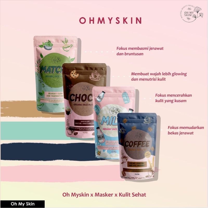 (Hàng Mới Về) Mặt Nạ Sữa / Cà Phê Oat Ohmyskin Mini 25gr Cao Cấp