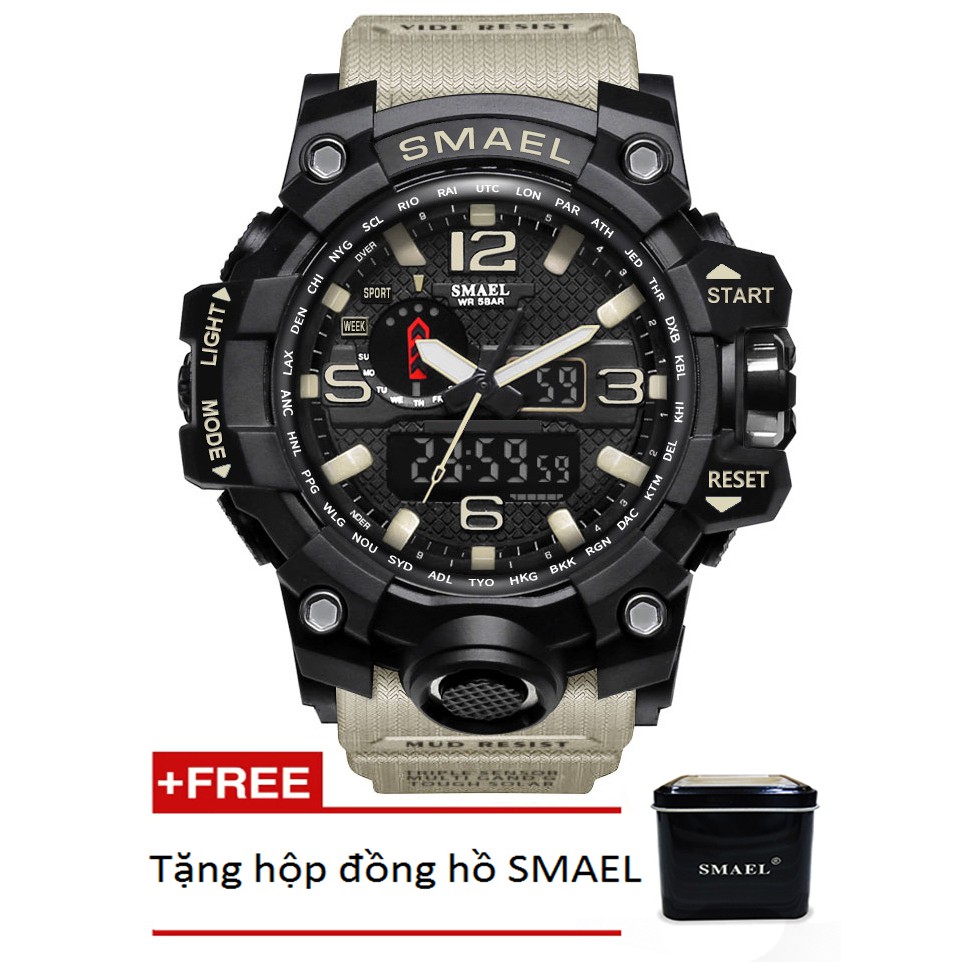 Đồng hồ điện tử thể thao nam SMAEL dây Silicon SM006 | BigBuy360 - bigbuy360.vn