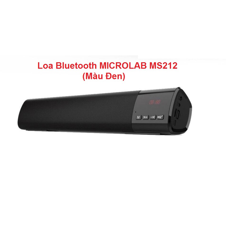 Loa Bluetooth MICROLAB MS212 (Màu Đen)