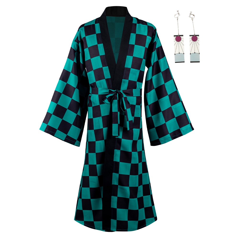 Bộ Trang Phục kimono Hóa Trang Nhân Vật kamado tanjirou