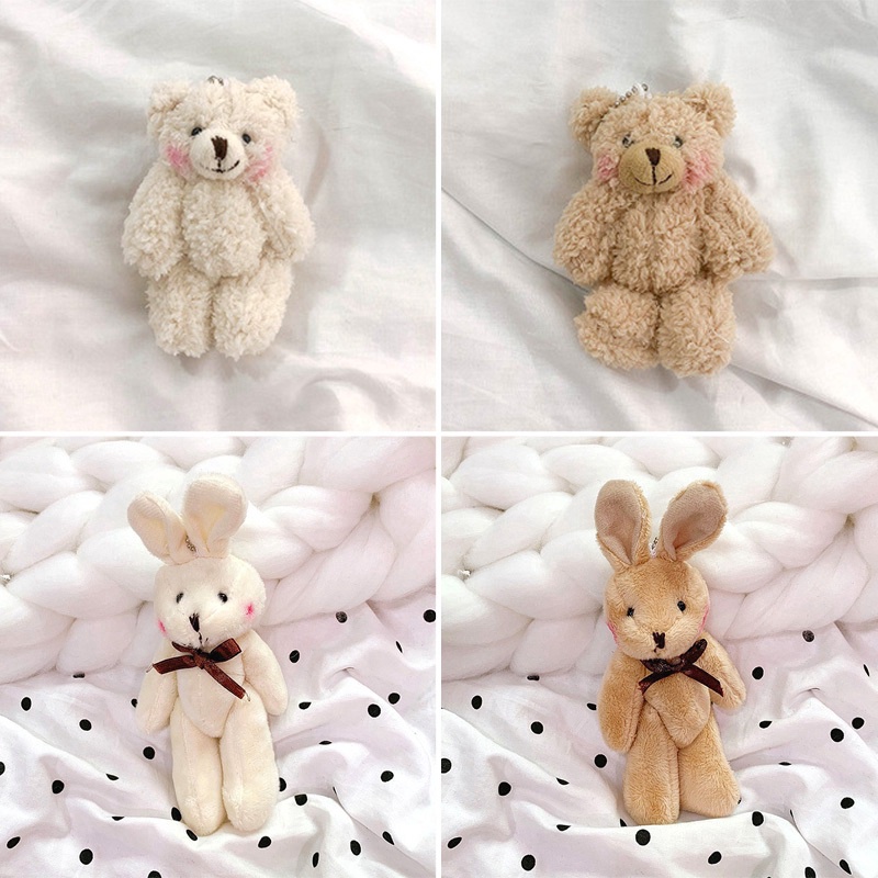 Móc Khóa Hình Thú Nhồi Bông Dễ Thương