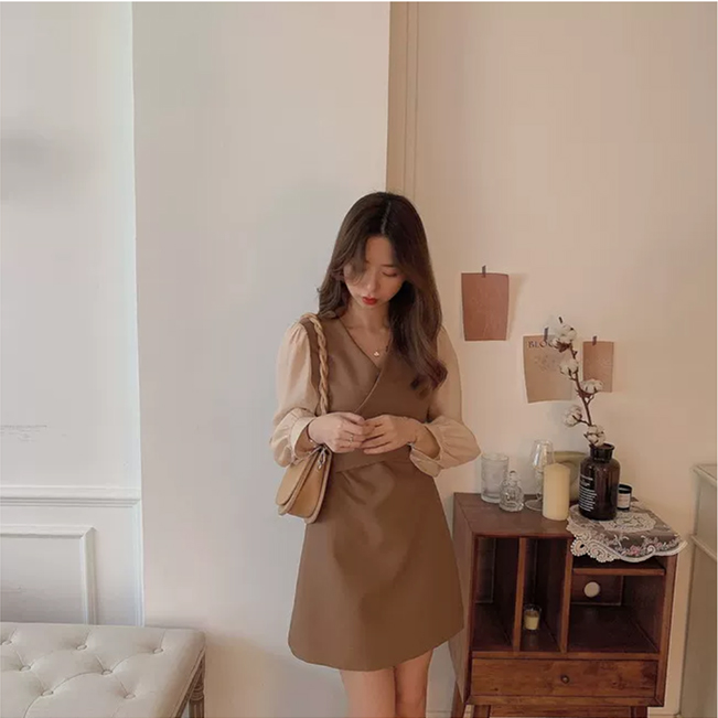 Đầm midi tay dài thời trang cho nữ | BigBuy360 - bigbuy360.vn