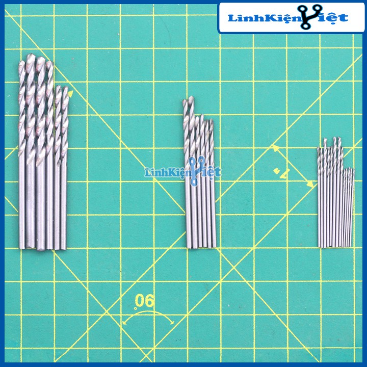 Bộ 25 Chiếc Mũi Khoan HSS QST 0.5mm-3.0mm