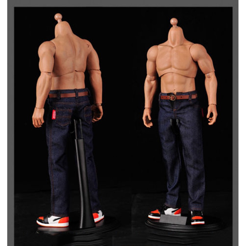 Quần Jeans nam Denim tỉ lệ 1 / 6 cho mô hình nhân vật nam 12 ' '