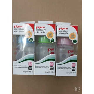 Bình Sữa Pigeon Cổ Hẹp 120ml (hàng chính hãng, siêu rẻ) - CENS