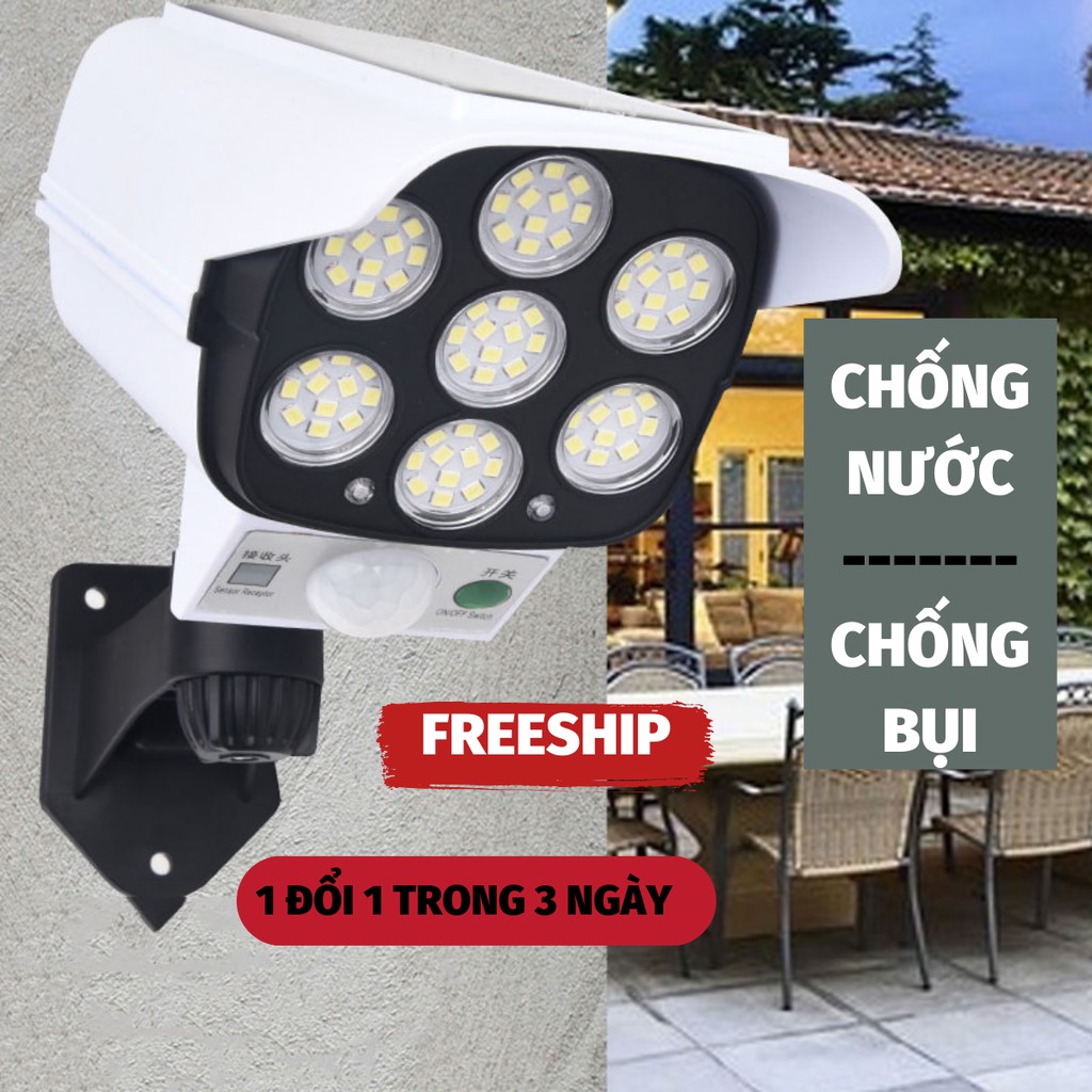 Đèn Led Năng Lượng Mặt Trời, Tiết Kiệm Điện Đa Năng Hình Camera NOBITA OFFICIAL