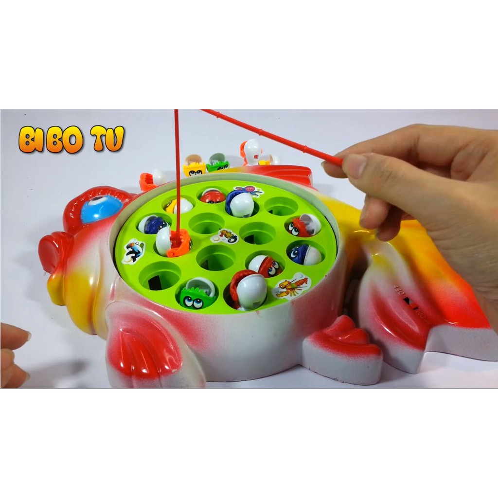 Đồ chơi câu cá chạy bằng pin cho bé Fishing game