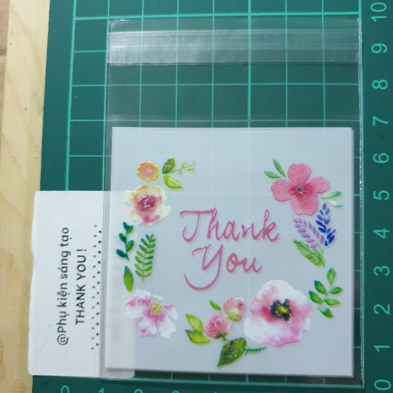 20 Túi opp thankyou đựng quà 7cmx7cm