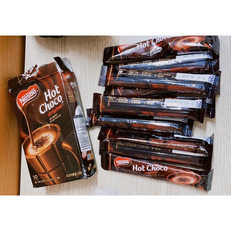 BỘT CACAO NESTLE HOT CHOCO HÀN QUỐC HỘP 240GR