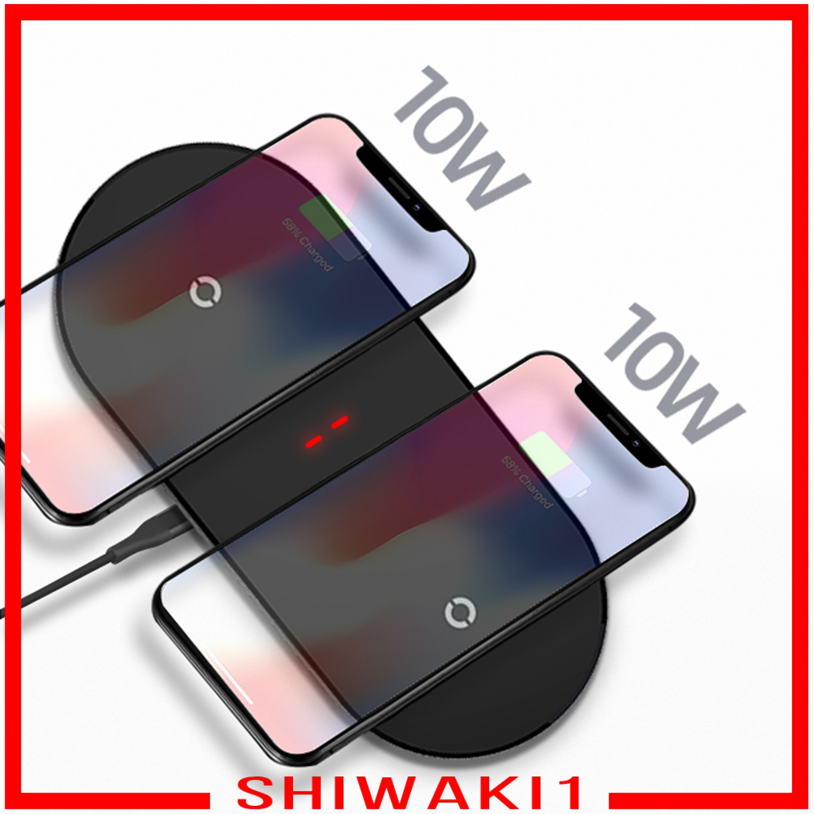 Bộ Đế Sạc Nhanh Không Dây 2 Trong 1 Chuyên Dụng Cho Điện Thoại Thông Minh