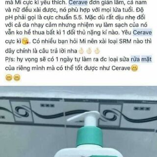 Sữa rửa mặt Cerave