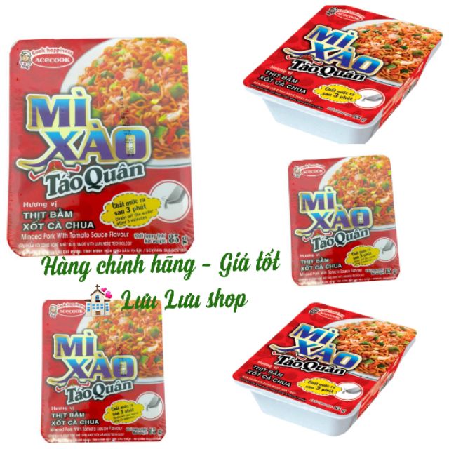 Mì khay Táo Quân thịt bằm xốt cà chua 85gr