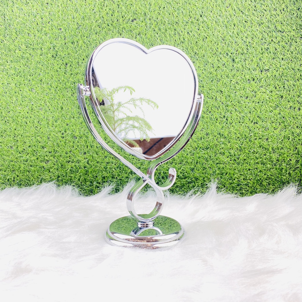 Gương để bàn, trang điểm, phụ kiện cho nữ soi làm đẹp TiTanium