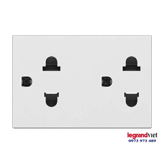 Ổ cắm đôi 3 chấu Arteor Legrand