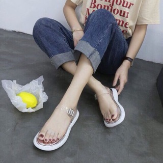 Sandal quai trong đế thô