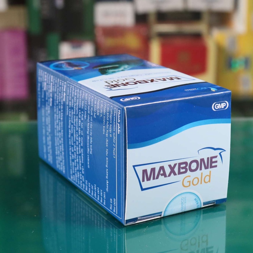 Maxbone Gold Isopharco - Hỗ trợ giảm đau xương khớp, thoái hóa khớp (60 viên)