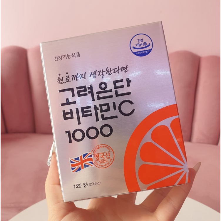 VIÊN UỐNG VITAMIN C EUNDAN 1000mg - HỘP 120v - SÁNG DA MỜ THÂM