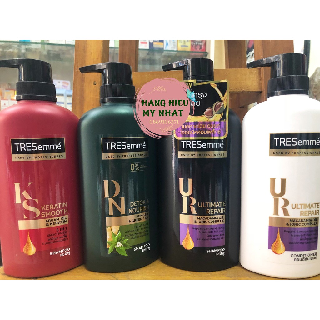 Bộ gội xả Tresemme Keratin Smooth