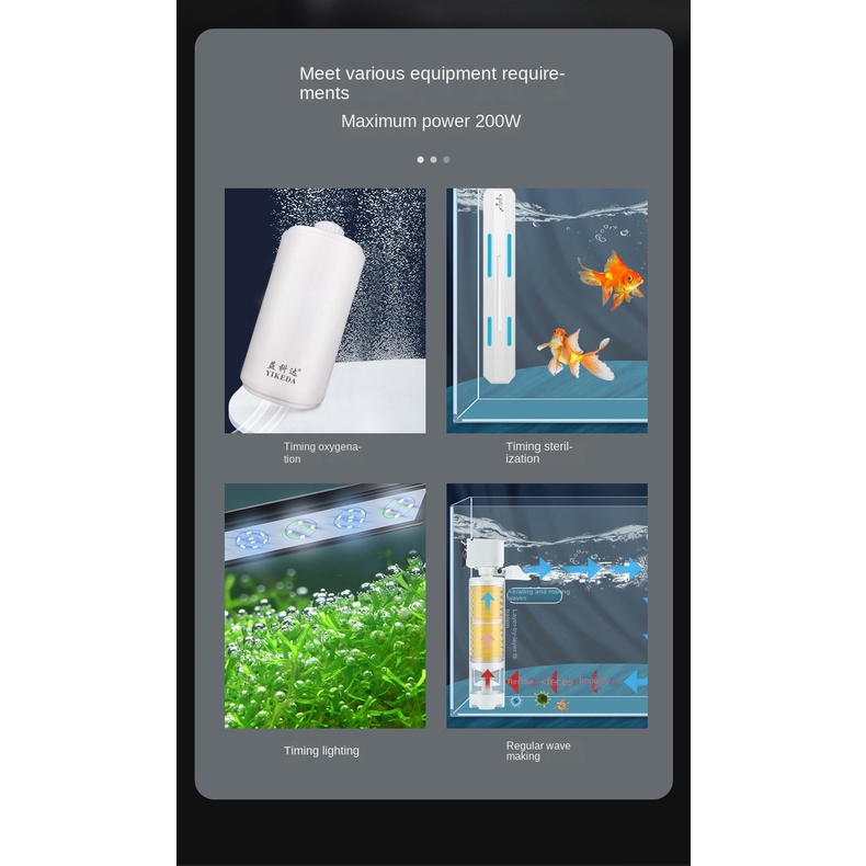 Công Tắc Hẹn Giờ Tiết Kiệm Năng Lượng Mới Cho Bể Cá