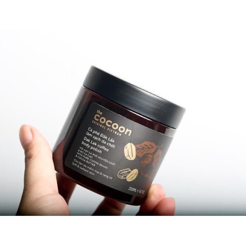 COCOON- Cà phê Đắk lắk làm sạch da chết 200ml (Dak lak coffee body polish) | BigBuy360 - bigbuy360.vn