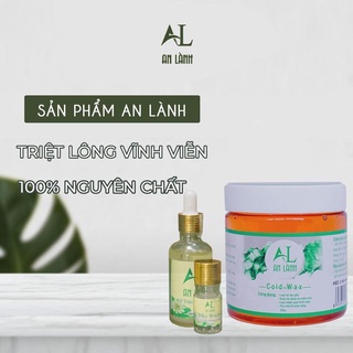 Combo Triệt lông Sáp wax và mỡ trăn An Lành ( Tặng 2 que và giấy wax )