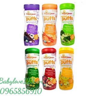 {Date8 /2022} Bánh Ăn Dặm Happy Baby Organic Puff 60g