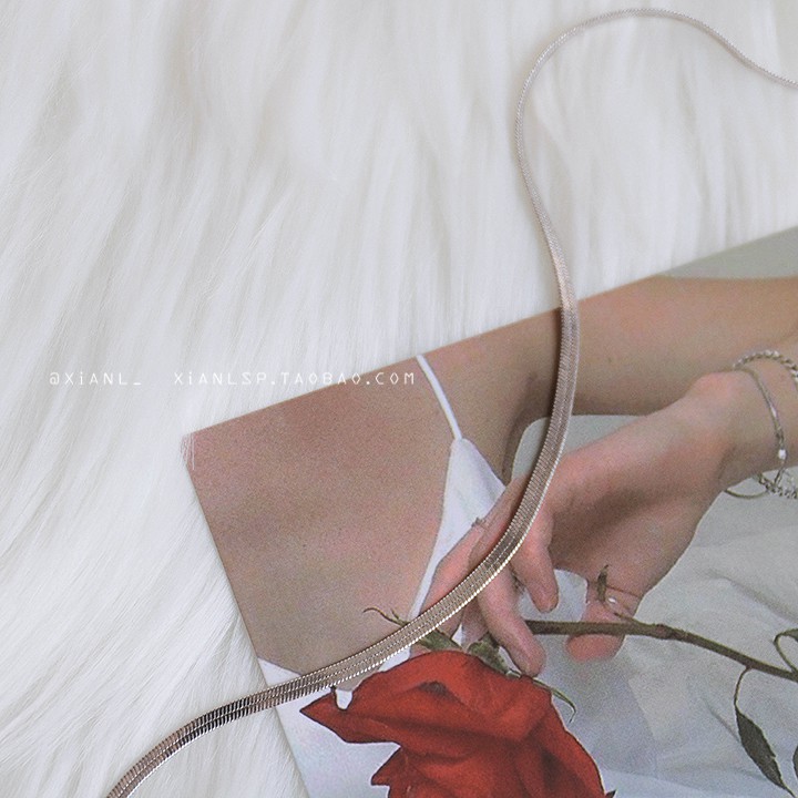 Vòng cổ Nam Nữ đơn giản Chuỗi xương đòn Phong cách Âu Mỹ Màu vàng Phụ kiện Làm bằng tay VC-055