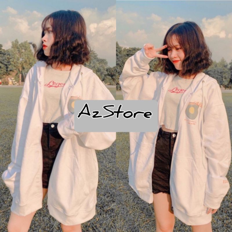 (FREESHIP) ❤ ÁO HOODIE - ÁO KHOÁC NỈ NGOẠI Dây Kéo trứng chiên HOOIDE BO VẢI | BigBuy360 - bigbuy360.vn