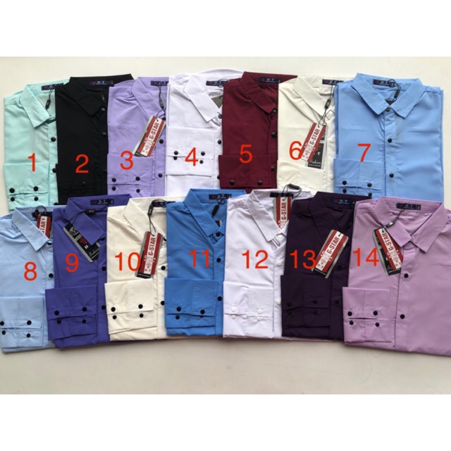 Áo sơ mi nam dài tay Hàn Quốc form ôm body, vải lụa Thái chống nhăn | BigBuy360 - bigbuy360.vn