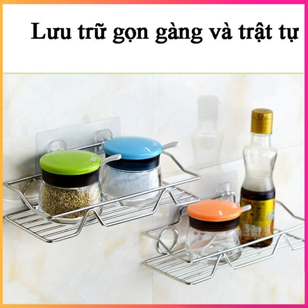 Kệ Đựng Gia Vị Inox Chống Han Gỉ Chịu Lực Tốt aa .