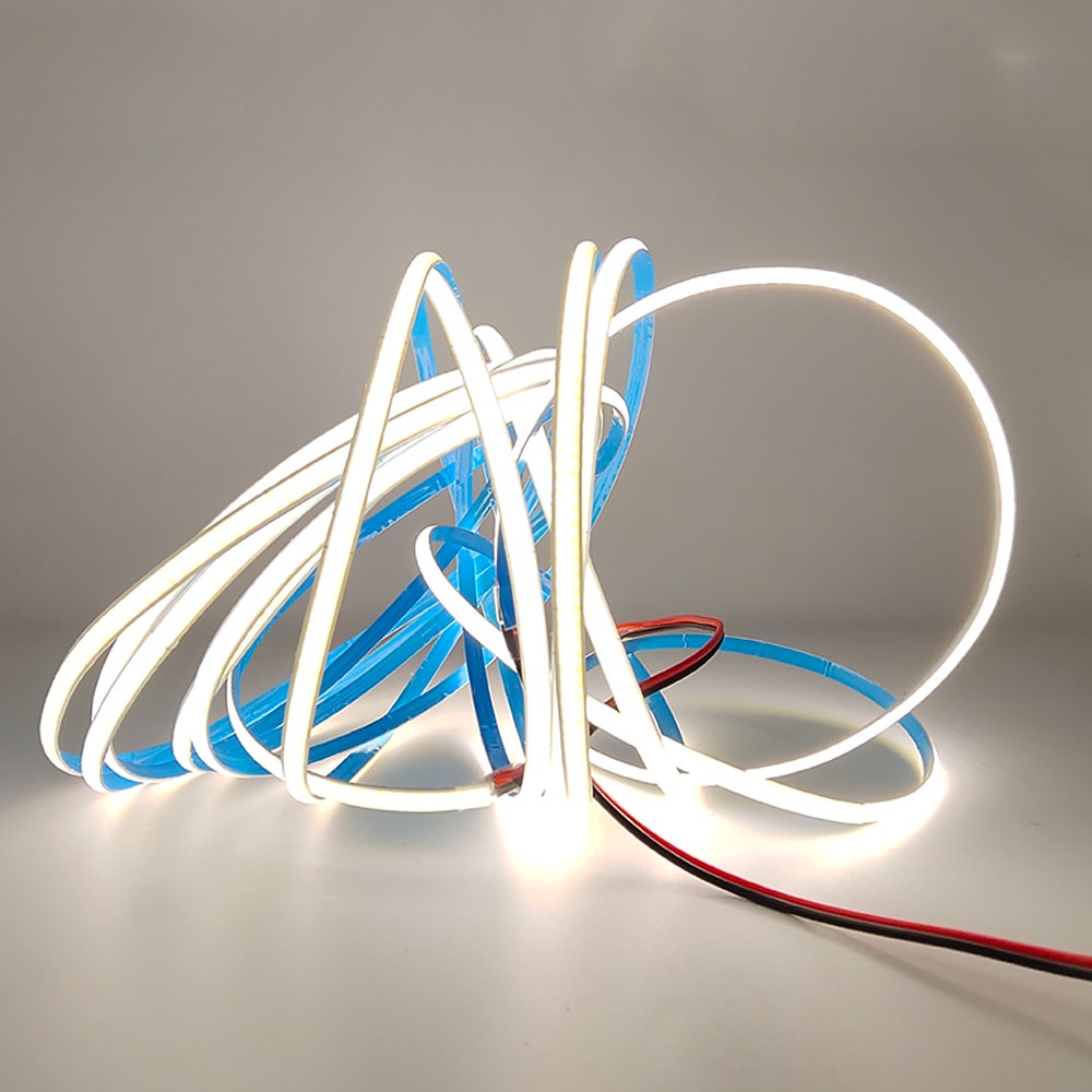 Cuộn Dây Đèn Led COB 480LEDs / M DC12V / 24V 5mm PCB 3000-6000K RA90 Chất Lượng Cao