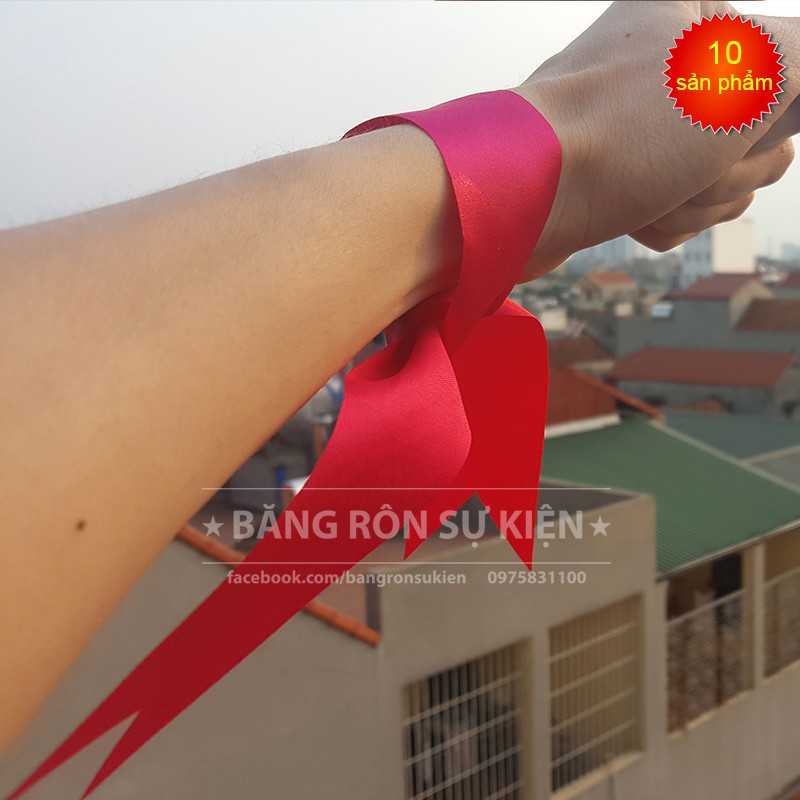 Băng rôn buộc tay combo 10c