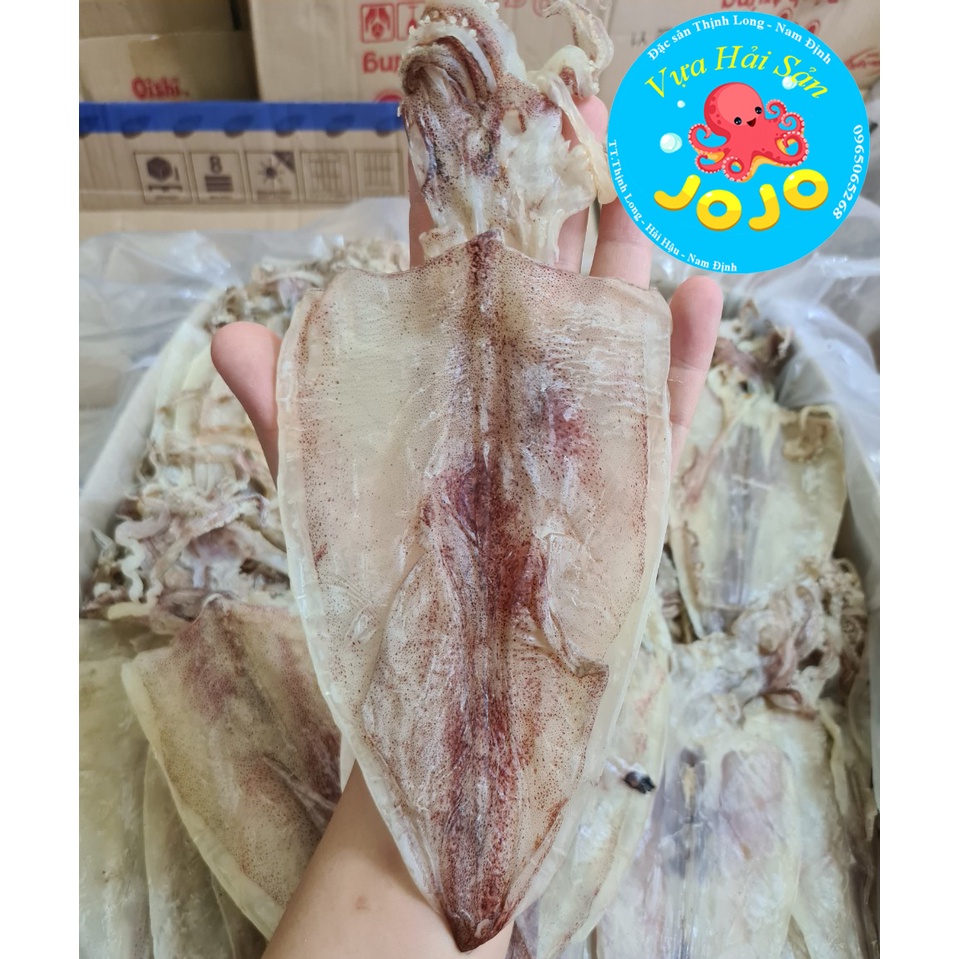 500Gr Mực Khô Loại 1 (Size 35 - 40 con 1kg) - Dày Mình, Ngon Ngọt - Đặc Sản Thịnh Long JoJo Seafood