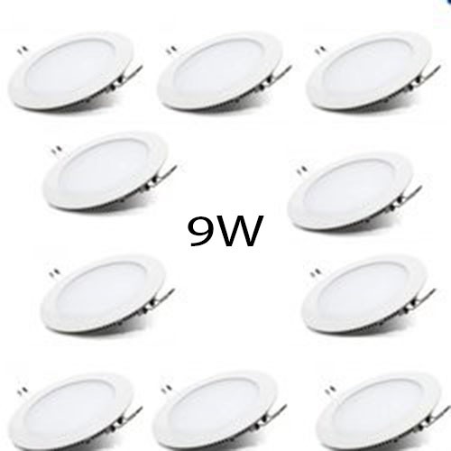 Combo 10 đèn led âm trần 9W siêu mỏng giá rẻ