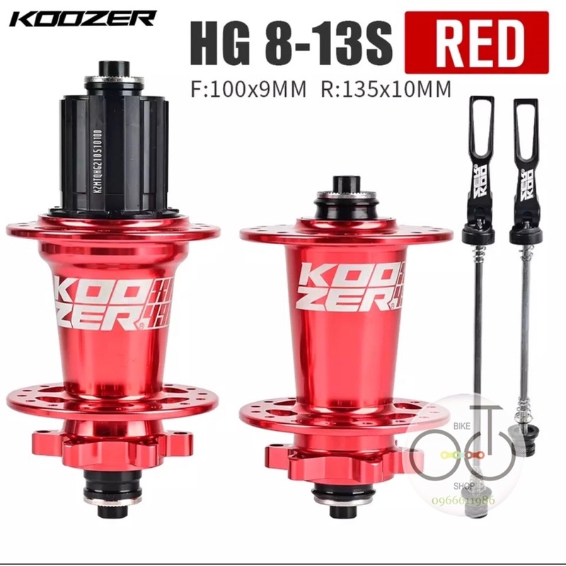Bộ Hub  Xe đạp trước sau  Koozer XM490 Pro 32 lỗ