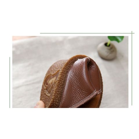 Giày Da Mềm Co Giãn Phong Cách Mori Nhật Bản Cho Nữ