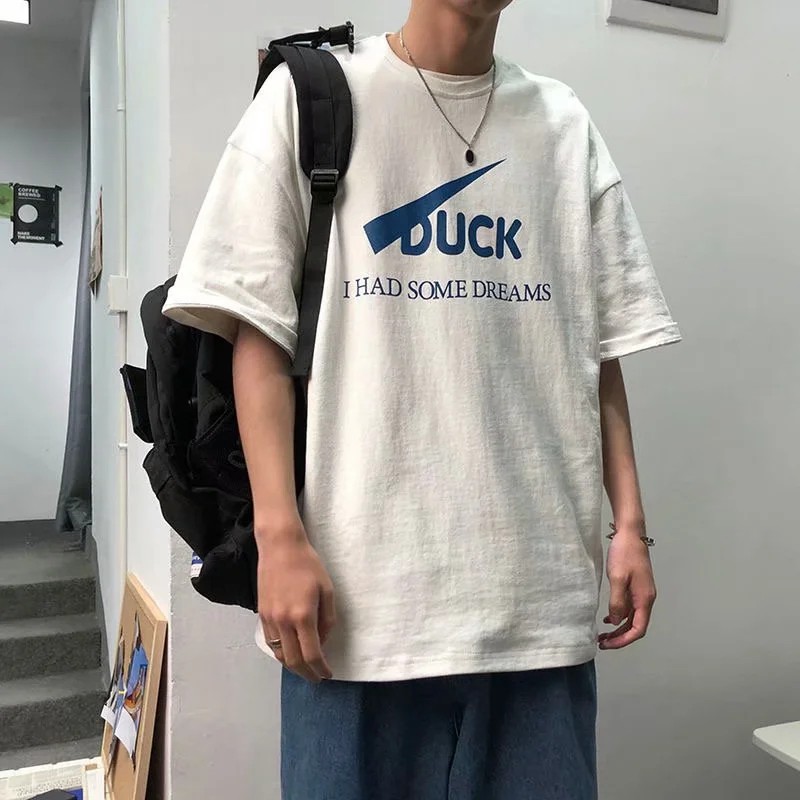 Áo thun tay lỡ dáng rộng trẻ trung thời trang dành cho cả nam và nữ