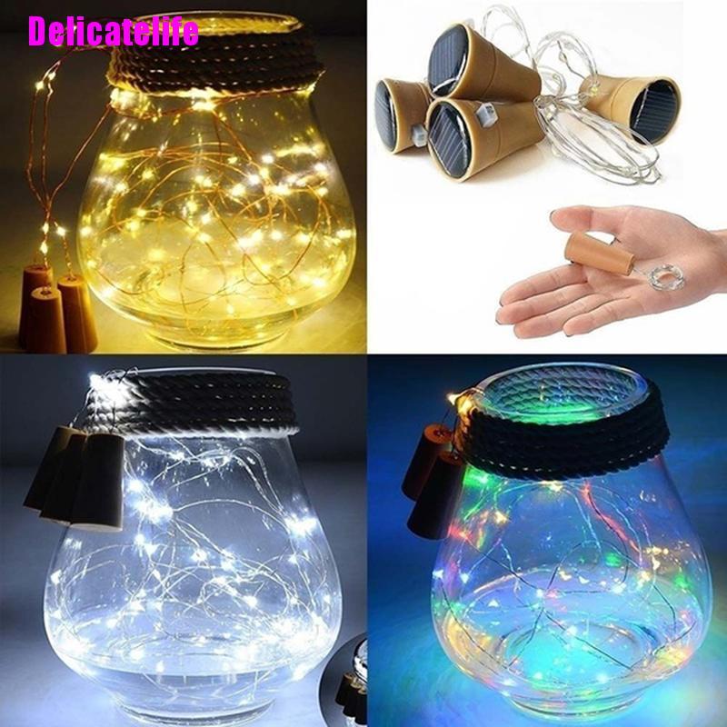 Dây Đèn Led Trang Trí Chai Rượu Dùng Năng Lượng Mặt Trời