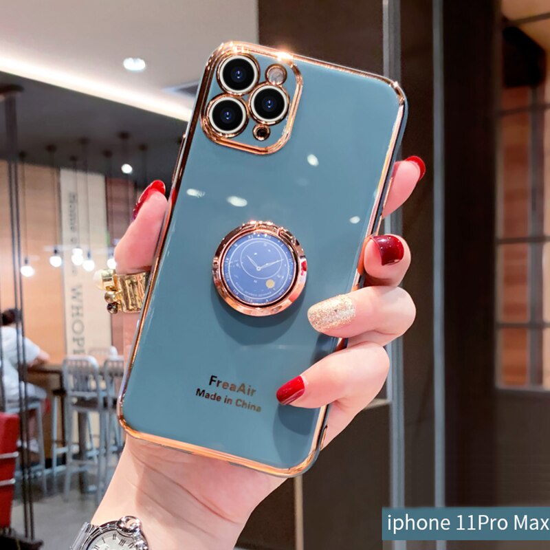 Ốp Điện Thoại Silicon Mềm Có Vòng Đỡ Cho Xiaomi Redmi Note 11 Pro 11S 10 10S 11T Pro 9A 9C Poco X3 GT M3 Pro Giá Đỡ