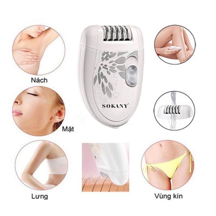 Máy cạo, nhổ lông toàn thân Sokany