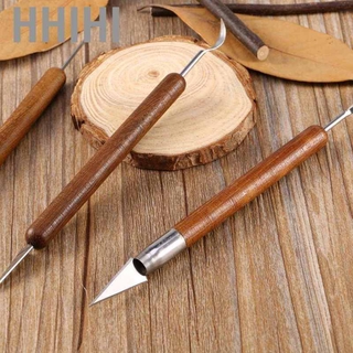 Hhihi 6x Khắc Đất Sét Điêu Khắc Khắc Dụng Cụ Gốm Polymer Mô Hình DIY Điêu Khắc