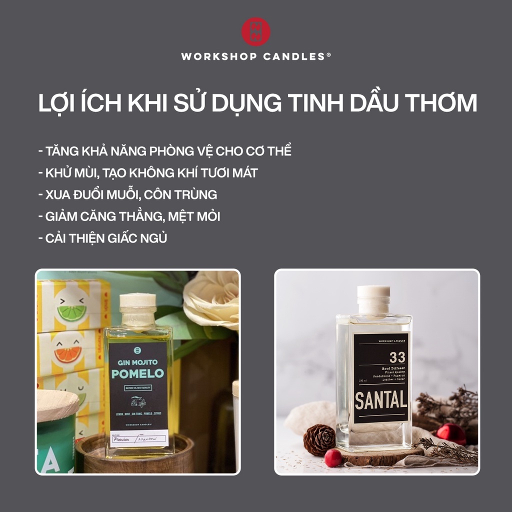 Tinh dầu English Fresia Workshop Candles H&amp;H HỎME100ml