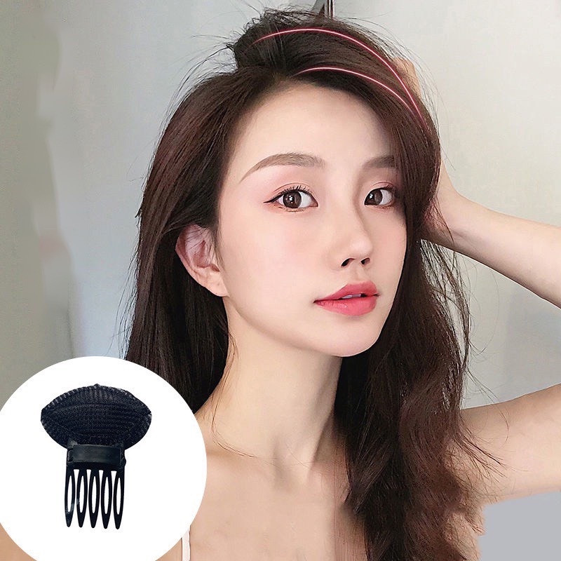 Kẹp xược độn phồng tóc mái phong cách Hàn Quốc