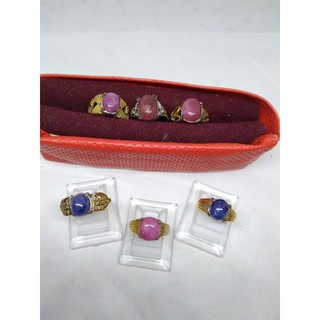 Nhẫn Đính Đá Ruby Xanh Cho Nữ