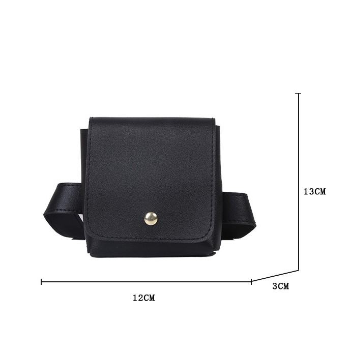 Mới Túi Đeo Chéo Màu Trơn Thời Trang Năng Động Cho Nữ