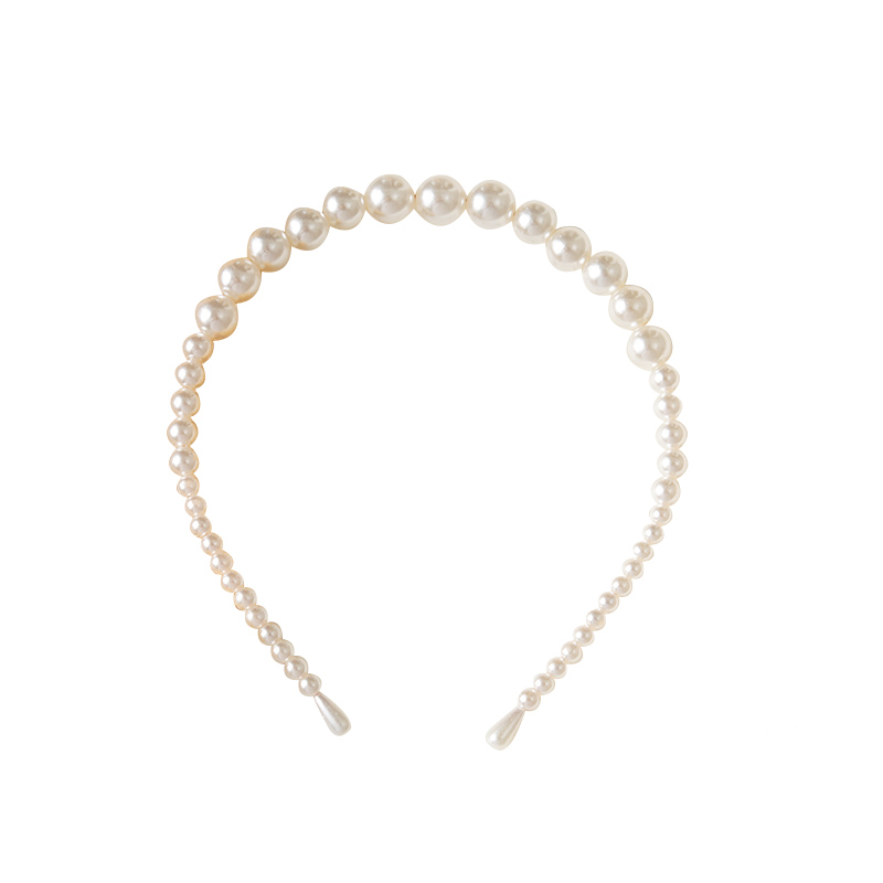 Simple and fashionable Korean pearl headband headband