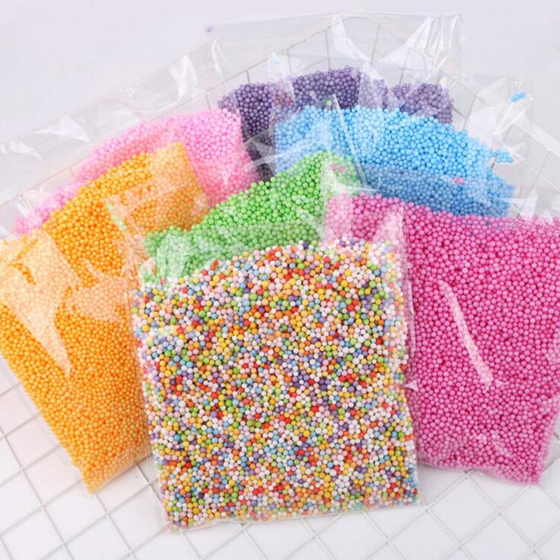 Hạt Pha Lê Xốp Mềm Mini Nhiều Màu Sắc Dùng Làm Đồ Thủ Công